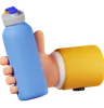 Hand Holding Tumbler