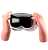 Hand Holding VR glasses