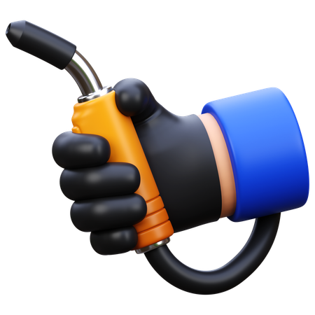 Hand Holding Welding Handle  3D Icon