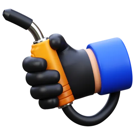 Hand Holding Welding Handle  3D Icon