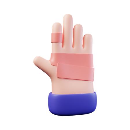 Hand Injury  3D Icon