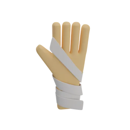 Hand Injury  3D Illustration