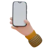 Hand Is Holding A Smartphone