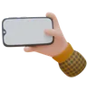 Hand Is Holding A Smartphone And Take Selfie
