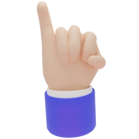 Hand, kleiner Finger, Versprechen  3D Icon