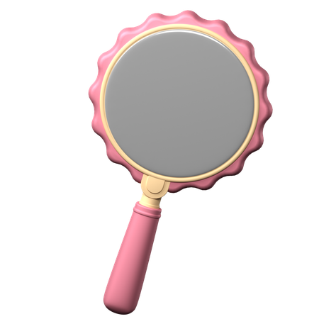 Hand Mirror  3D Icon