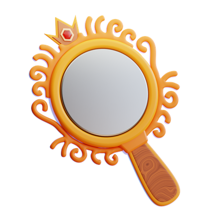 Hand Mirror  3D Icon