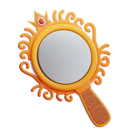 Hand Mirror  3D Icon