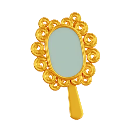 Hand Mirror  3D Icon
