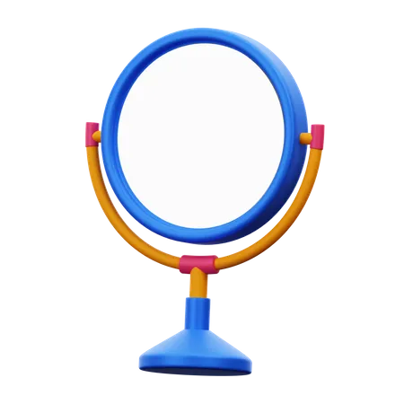 Hand Mirror  3D Illustration