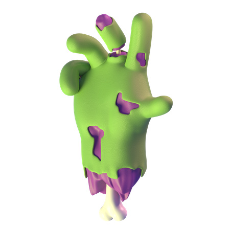 Hand Out Of Grave 3D Icon