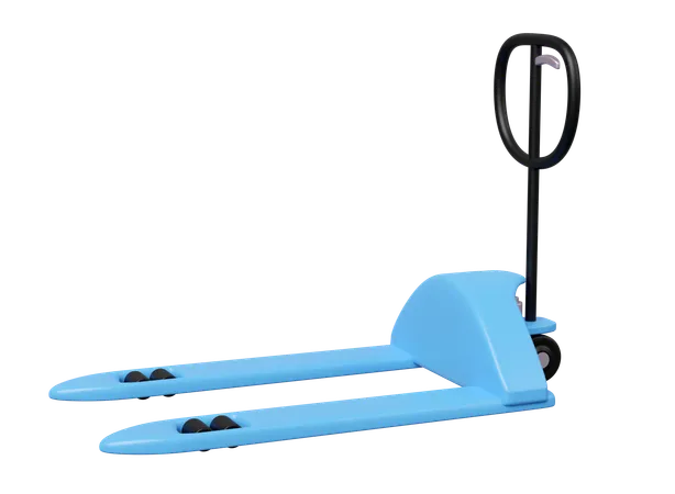 3 D Hand Pallet Truck Isolated 3 D Illustration Render 3D Icon