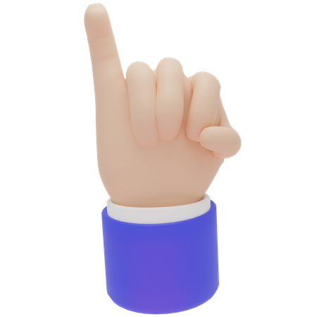 HAND PINKY PROMISE  3D Icon