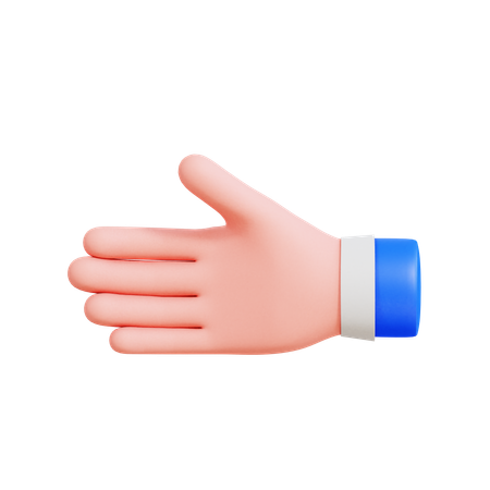 Hand Pointing Left  3D Icon
