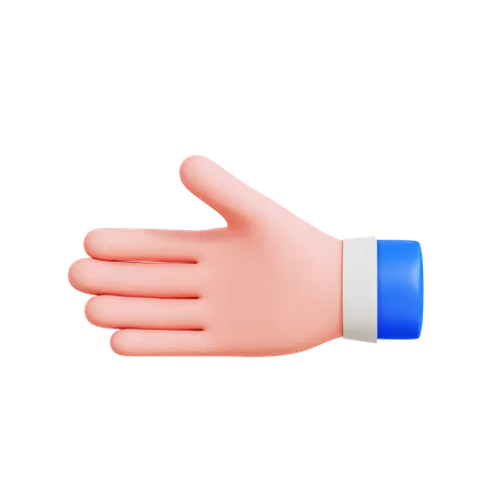 Hand Pointing Left  3D Icon