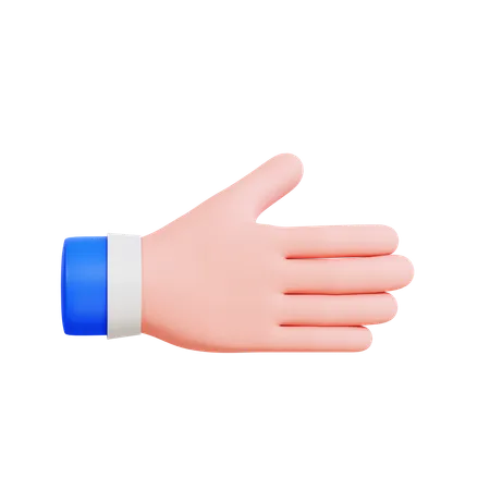 Hand Pointing Right  3D Icon
