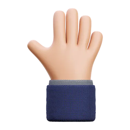 手のポーズ 3D Icon