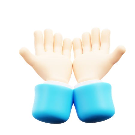 Hand pray  3D Icon