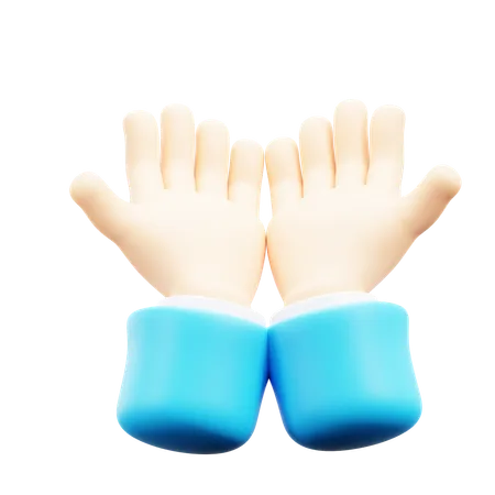 Hand pray  3D Icon