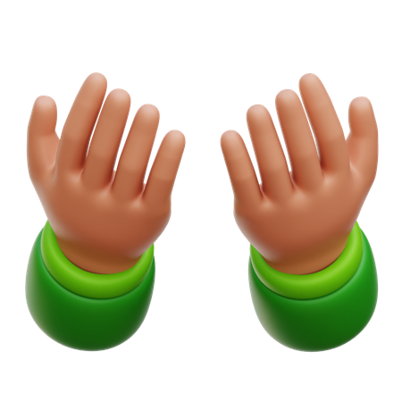 Hand Praying  3D Icon
