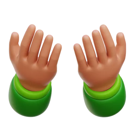 Hand Praying  3D Icon