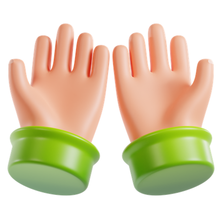 Hand Praying  3D Icon