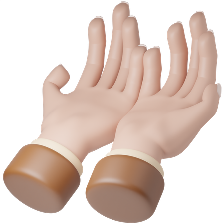 Hand Praying  3D Icon