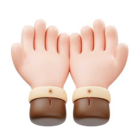 Hand Praying  3D Icon