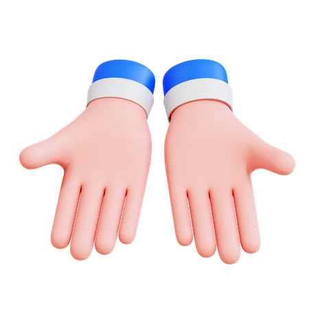Hand Presenting Something  3D Icon