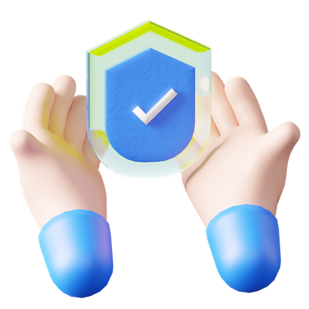 Hand Protection 3D Icon