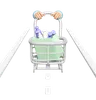 Hand Pushing Shopping Cart