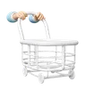 Hand Pushing Shopping Cart