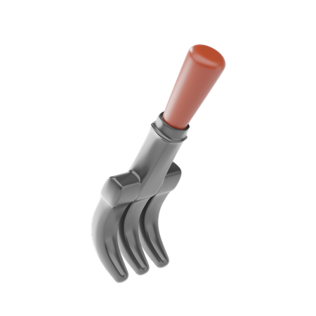 손 갈퀴  3D Icon