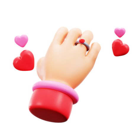 Hand Ring  3D Icon