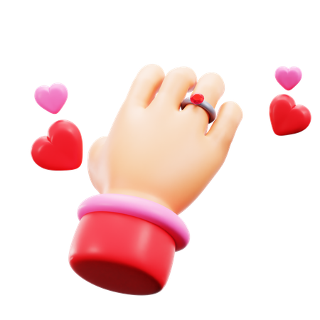 Hand Ring  3D Icon