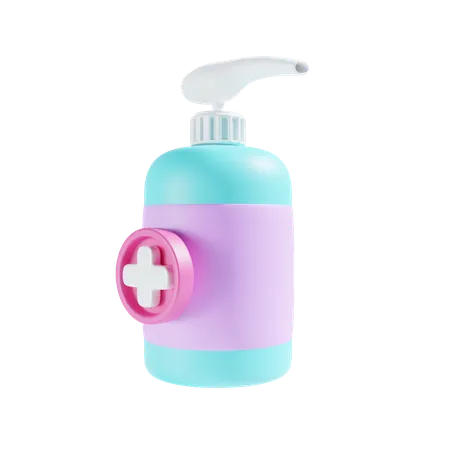 Hand Sanitizer 3 D Illustration 3D Icon