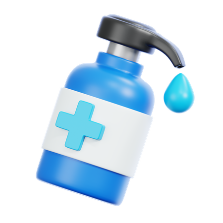 Hand Sanitizer  3D Icon