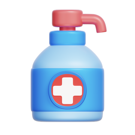 Hand Sanitizer  3D Icon