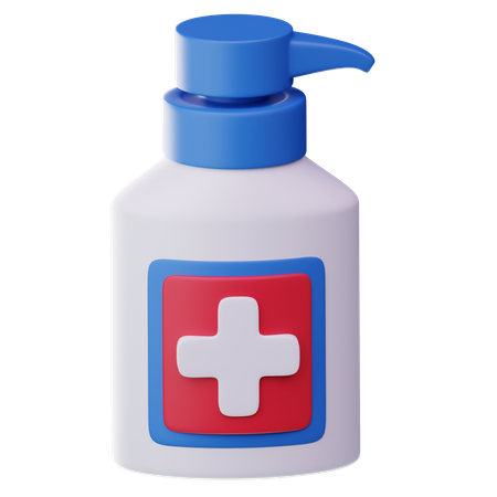 Hand Sanitizer  3D Icon