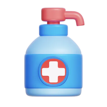 Hand Sanitizer  3D Icon