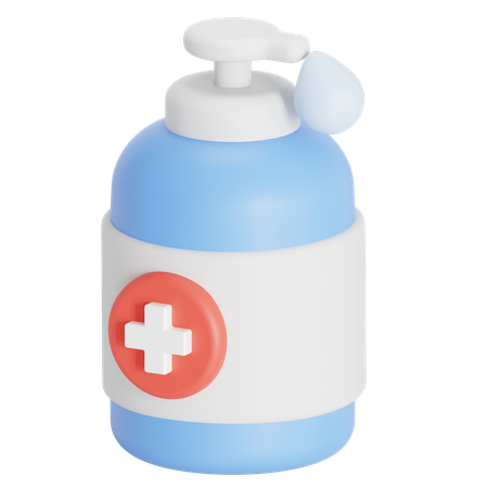 Hand sanitizer  3D Icon