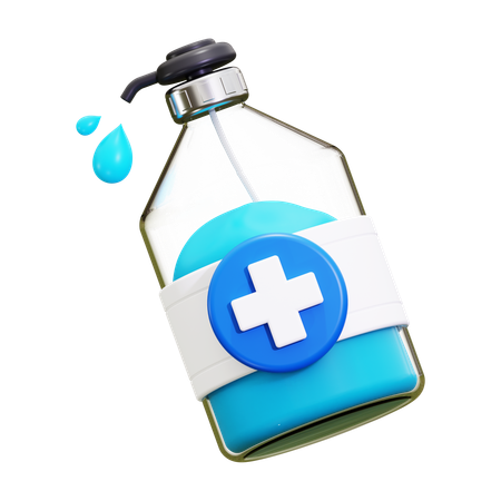 Hand sanitizer  3D Icon