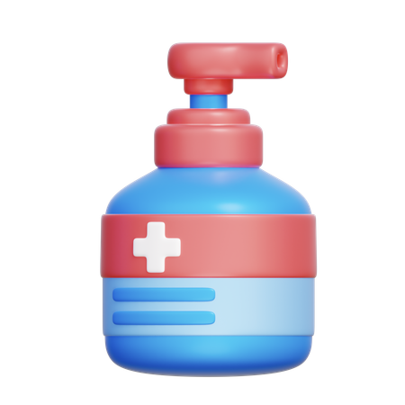 Hand Sanitizer  3D Icon