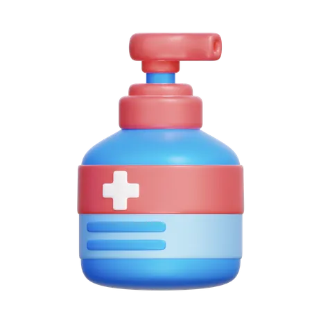 Hand Sanitizer  3D Icon