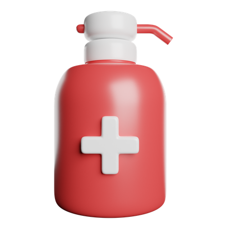 Hand Sanitizer  3D Icon