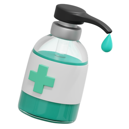 Hand Sanitizer  3D Icon