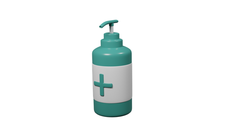 Hand sanitizer  3D Icon