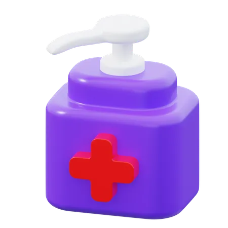 Hand Sanitizer  3D Icon