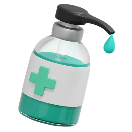 Hand Sanitizer  3D Icon