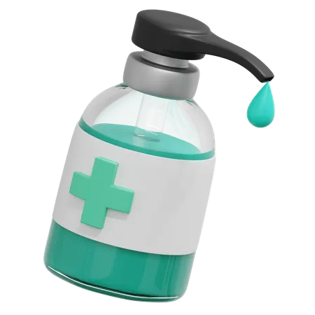 Hand Sanitizer  3D Icon